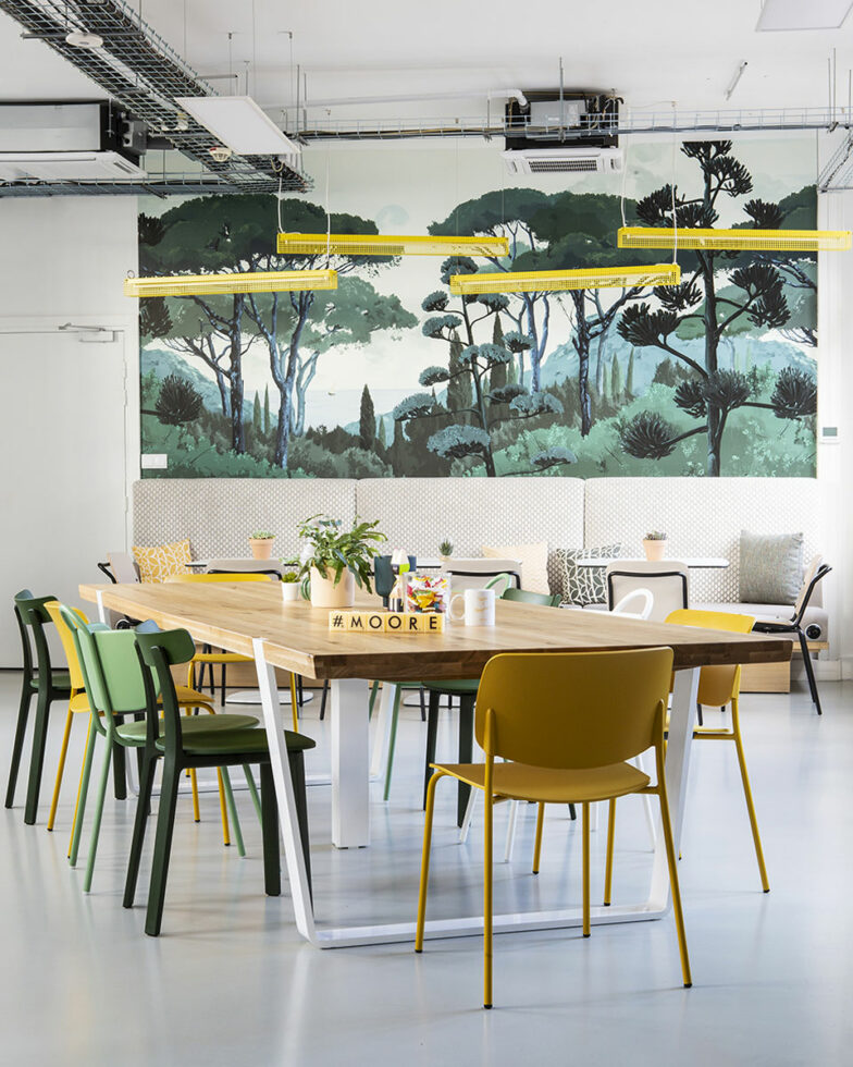 Espace aménagé de coworking