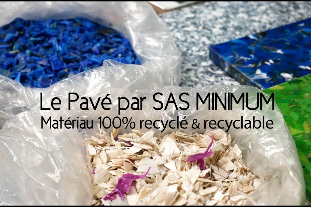 Le pavé, matériaux recyclés pour Le Petit Lunetier
