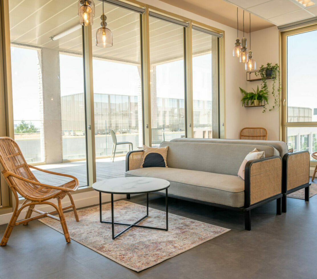 Espace lumineux et détente pour le télétravail