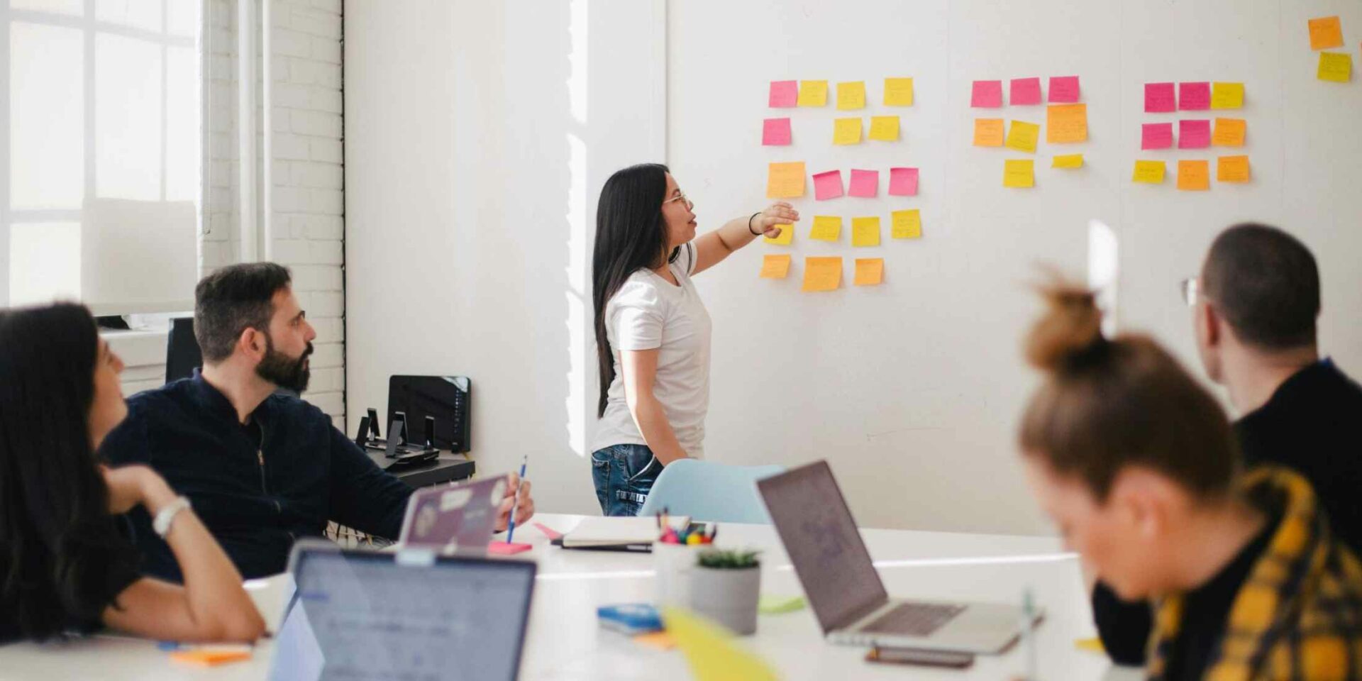 Moment de brainstorming avec les équipes