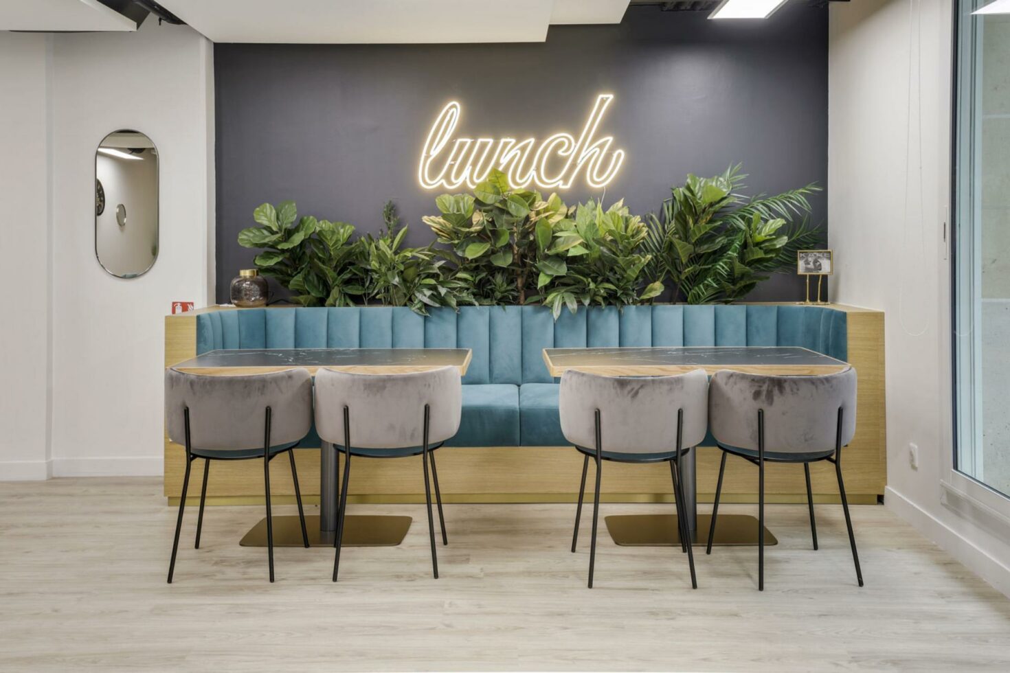 Espace cafétéria de l'entreprise kastel