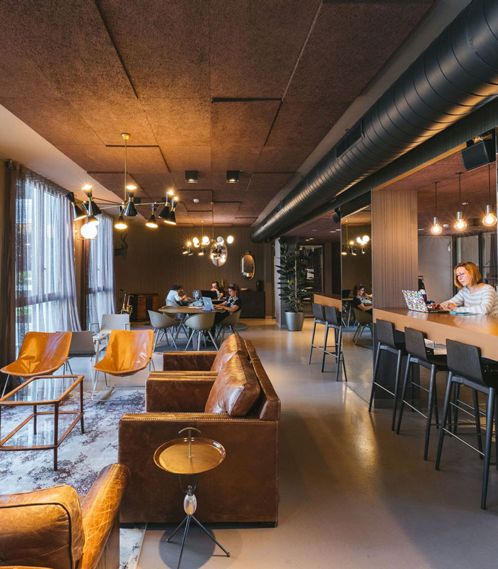 Espace de collaboration chic et design