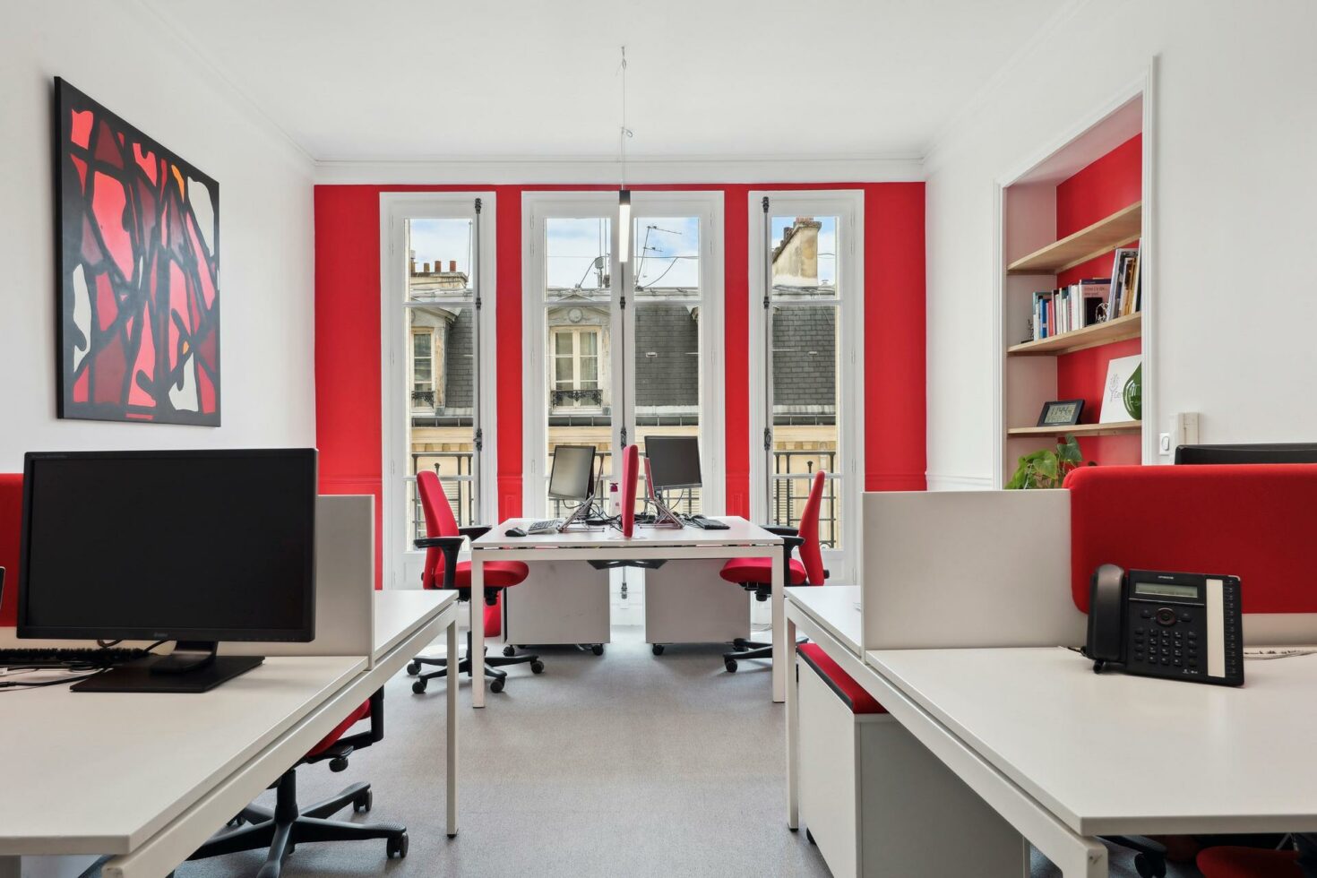 Bureaux des collaborateurs du cabinet de recrutement Gensearch by WENES Aménagement