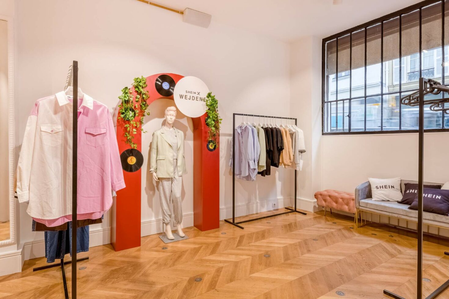 Vue d'un angle du corner dans le popup store