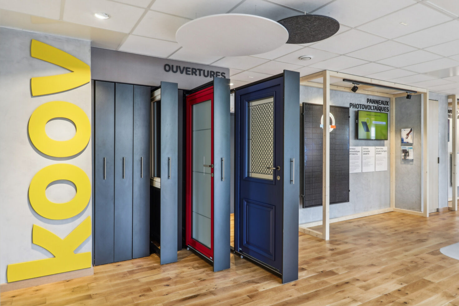 Produits menuiserie du showroom sur-mesure Koov by WENES Aménagement
