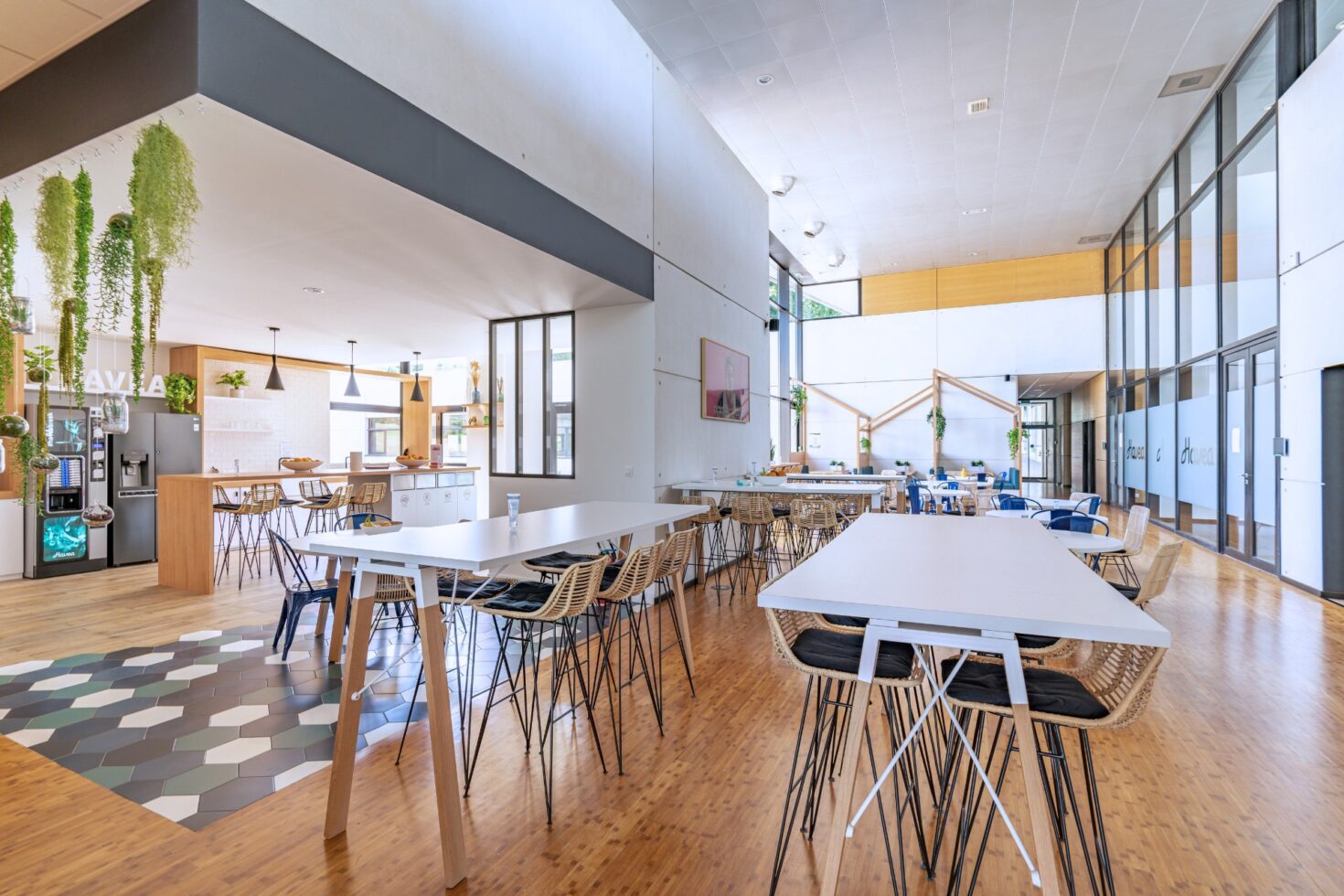 Espace cuisine des bureaux Havea de Nantes