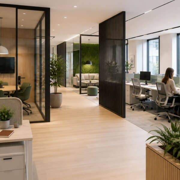 Bureau hybride moderne